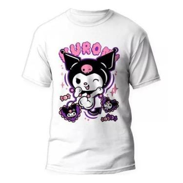 Imagem de Camiseta Kuromi - Anime Onegai My Melody e Hello Kitty em Algodão - Lo