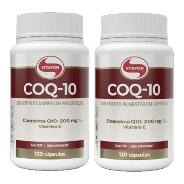 Imagem de Kit 2X: Coenzima Q10 CoQ10 Vitafor 120 Cápsulas
