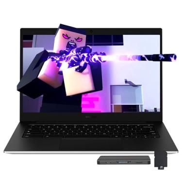 Imagem de Samsung Notebook Galaxy Chromebook Go de 14 polegadas LED HD, Intel Celeron N4500, 4 GB LPDDR4X, armazenamento de 288 GB (128 GB eMMC + conjunto de estação de ancoragem de 160 GB), gráficos Intel UHD