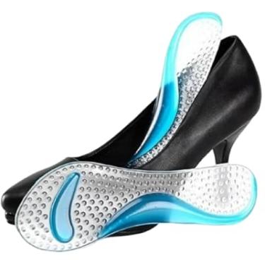 Imagem de Palmilha Gel Feminina Massagem Salto Alto Ortopedica (Tamanhos do 34-38)