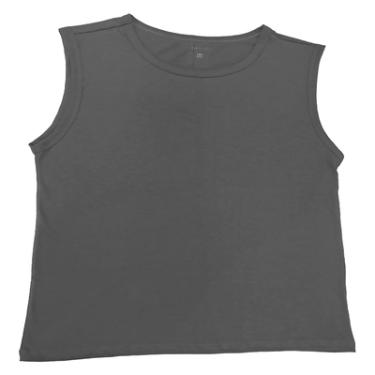 Imagem de REGATA MACHAO BASIC+ EM MALHA ALGODAO CINZA P