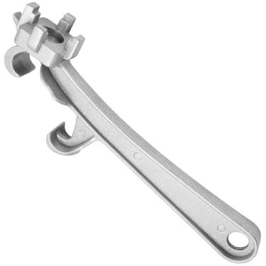 Imagem de Jersvimc Ferramenta abridor de balde, chave de batom 3 em 1 de 5 galões, chave de tambor de alumínio, abridor de tampa de balde para lata de tinta de balde