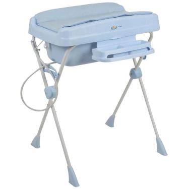 Imagem de Banheira De Bebê Com Trocador Burigotto Millenia + Baby Blue Azul