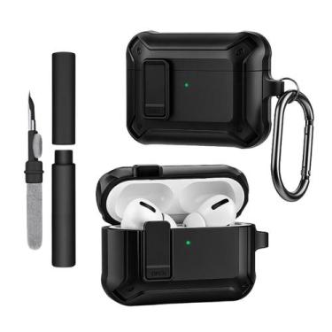 Imagem de Kit Limpador para Fones e Capa Protetora Nerdcase Compatível com AirPo