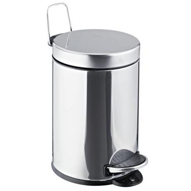 Imagem de Lixeira Brinox com Pedal Decorline em Aço Inox - 5 L