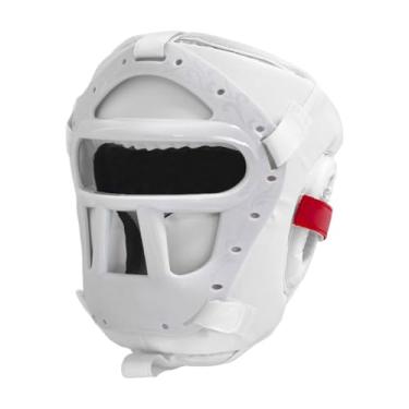 Imagem de Generic Capacete de boxe para karatê, proteção de cabeça portátil e respirável, para kickboxing, sparring, adultos, muay thai, S