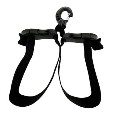 Imagem de YIJU Suporte para nadadeiras de mergulho, substituição versátil de equipamentos profissionais, acessórios, fivelas para nadadeiras de natação para homens e, Preto