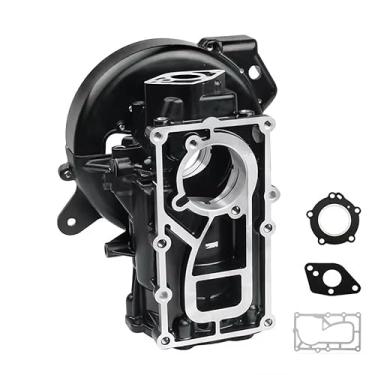 Imagem de 369B01100 Capa de cárter de 2 1 cilindros para motor de popa Tohatsu Nissan M N 5HP 4HP 2T 369B01100-1 369B01100-2 bloco de cilindro e caixa de manivela
