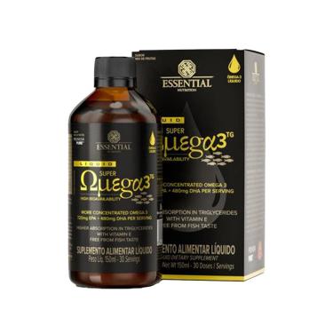 Imagem de SUPER OMEGA 3 TG ( LIQUID ) 150ml / 20 Ds - ESSENTIAL NUTRITION-Unissex