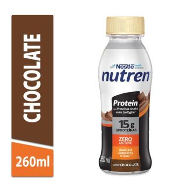 Imagem de Bebida Láctea Nutren Protein 15g de proteínas Chocolate 24x260ml