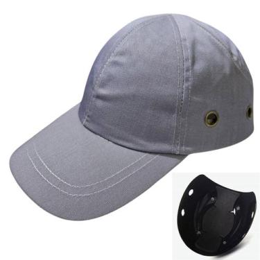 Imagem de Bone com Capacete EPI Obra Segurança do Trabalho Casquete Reparo Const