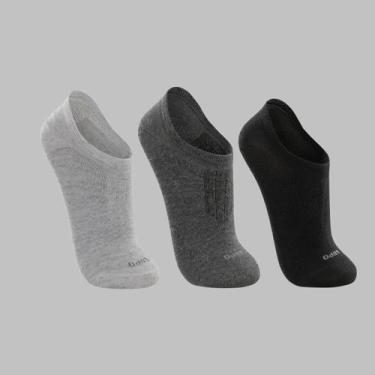 Imagem de Kit 3 Pares Meia Sapatilha Invisível Lupo Premium, Sortido ii, P (33/3