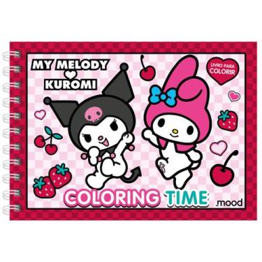 Imagem de Livro - My Melody e Kuromi - Coloring time - Livro de colorir