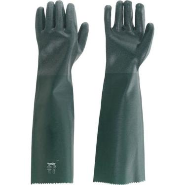 Imagem de Luva Pvc Palma áspera Com Forro 65cm Pav0065 Com 05 Pares -