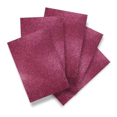 Imagem de Placa de EVA Brilho Seller 60x40cm 1,5mm  5 Unidades, Glitter Integral