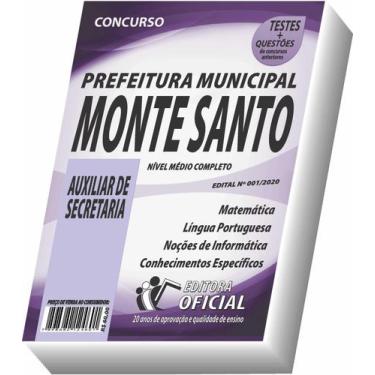 Imagem de Apostila Prefeitura De Monte Santo - Auxiliar De Secretaria