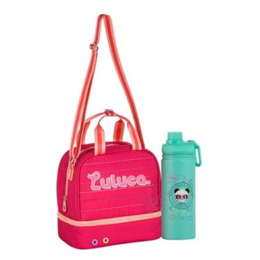 Imagem de Kit Lancheira Garrafa Térmica VD Youtuber Luluca ROSA