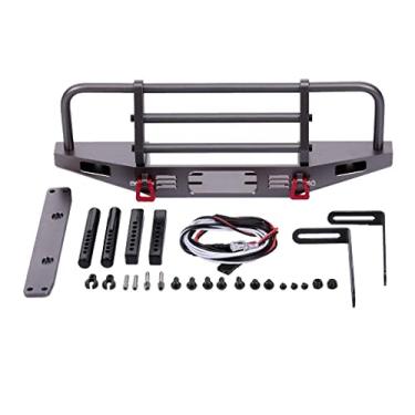 Imagem de Para-choque frontal universal de metal anticolisão para rastreador de 1/10