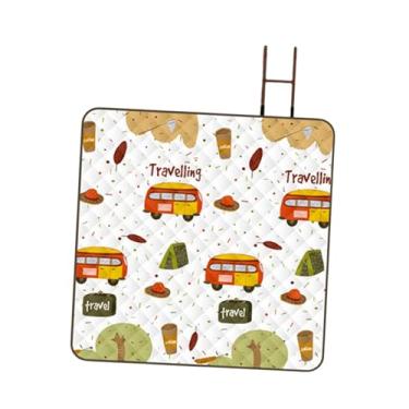 Imagem de RNXRZANK Manta de, Esteira de Praia, Prática, Dobrável, 200 X 200 Cm, para Camping, Parque, Quintal E Jardim.