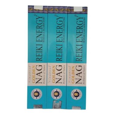 Imagem de Incenso Massala Vijayshree Golden Nag Reiki Energy 3un.15g