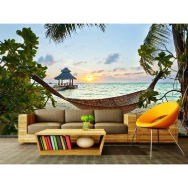 Imagem de Papel de Parede Painel Fotográfico Praia 120 - 1,50X2,50 - Voce Decora