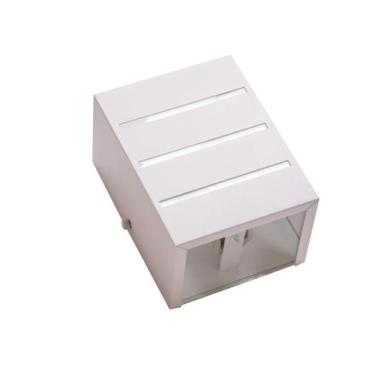 Imagem de Kit 2 Arandelas Branco 2 Focos E 3 Frisos Parede Ar1612 - Ideallume