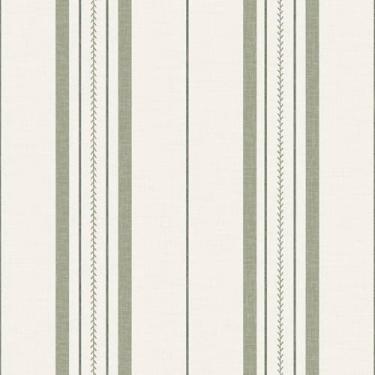 Imagem de NuWallpaper Papel de parede Brownstone Boys Townhouse Stripe Ivy Peel and Stick, BBS6552