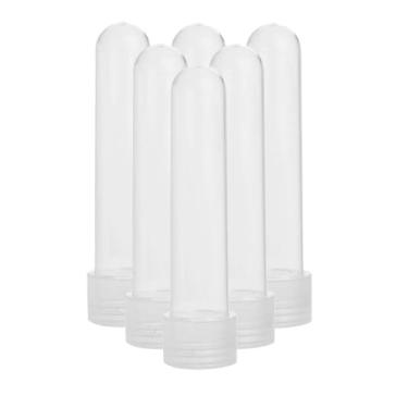 Imagem de Ponto Com Festas, TUBETE 13 CM TAMPA INCOLOR PCT C/ 10 UNIDADES