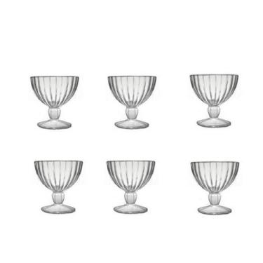 Imagem de Taça Sobremesa Vidro Jogo 6 Peças 1344TP - DCXAM