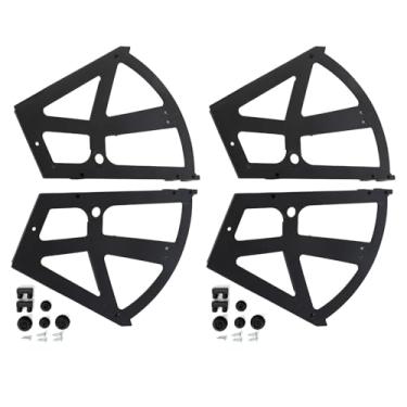 Imagem de YWBL-WH 4 Unidades Conjunto de Sapatos Flip Turing Rack, Dobradiças de Gaveta Abs Acessórios de Substituição de Quadro de Placa Flip de Gabinete, Outra Casa, Bancos de Armazenamento, Fácil Uso,