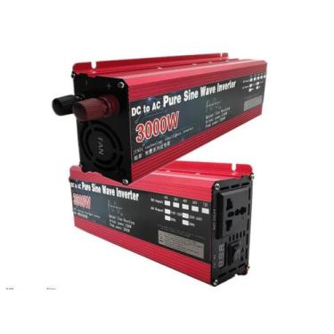 Imagem de Inversor Off Grid 24V 110V 3000W 1500W Onda Senoidal Pura 60 - Jinsi O