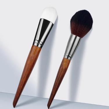 Imagem de Escova de limpeza profissional para kits de modelos, figuras de ação, colecionáveis – cerdas macias e cabo de madeira para pó, varrer e limpar detalhadamente 【MS81/83 (2 peças)】