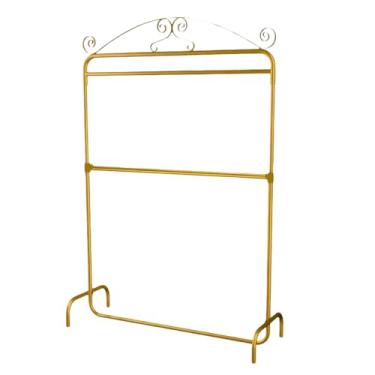 Imagem de Arara Desfile Vintage Dupla 1,20m (DOURADA)