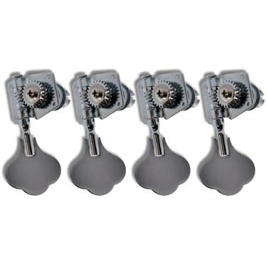 Imagem de Kit 4 Tarraxa Baixo Jazz Bass Standart Cromo Em L Inf Mhb01