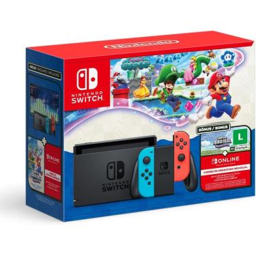 Imagem de Bundle Nintendo Switch + Super Mario Bros. Wonder + 3mo NSO