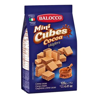 Imagem de WAFER MINI CUBOS DE CACAU BALOCCO 125G