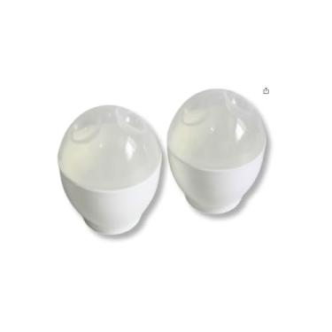 Imagem de Cozedor de Ovos para Microondas, 16cm Altura x 13cm Diâmetro, 1-4 Ovos, Bandeja Incluída