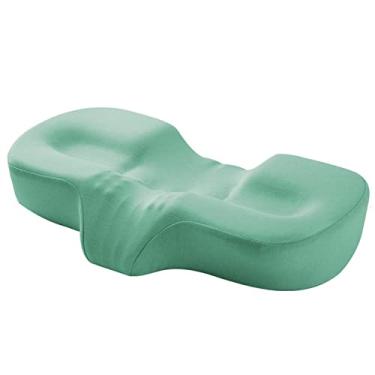 Imagem de SPXMQSS Almofada de pescoço, travesseiro ortopédico para dormir de lado Alivia o pescoço e a dor no ombro, travesseiro ergonômico de borboleta com espuma de memória retorno lento.