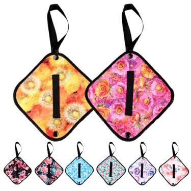 Imagem de Wanbeiooray 2 peças de pano de xixi para mulheres caminhadas ao ar livre, papel higiênico reutilizável para fazer xixi almofadas laváveis, solução higiênica para micção feminina para caminhadas