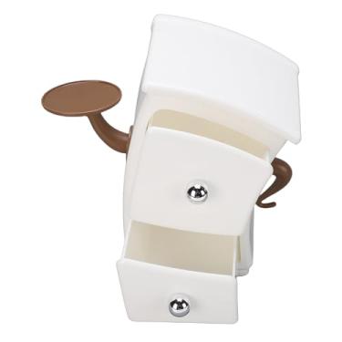 Imagem de Fockety Organizador de Mesa, Organizador de Gaveta de Bancada de 2 Camadas Com 2 Gavetas, Brincos de Joias, Bandeja de Colar, de Mesa para, Escritório Em Casa, Espaço de (Branco)