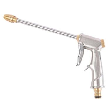 Imagem de Bico de Mangueira Jardim Pulverizador Água Mão Alta Pressão Ajustável Multifuncional para Regar Plantas Banho Pet Lavage