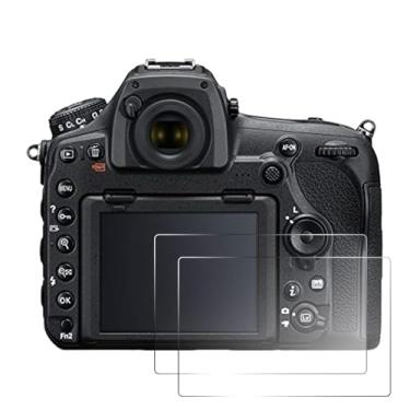 Imagem de pssped 2 peças protetoras de tela compatíveis com câmera Nikon D850 P530 P510, película de vidro temperado transparente de dureza 9H para fotógrafos, antiarranhões e impressões digitais