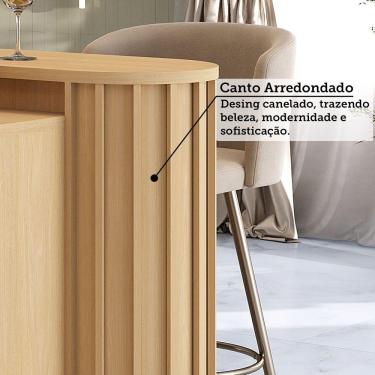 Imagem de Cozinha Compacta 100% Mdf 5 Pçs Tampo E Bancada 120cm Aura Carvalho Uv-cinza Cristal Pet