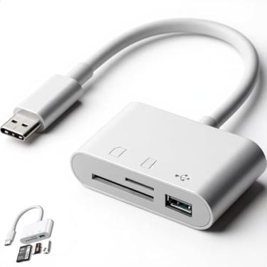 Imagem de Adaptador De Memória Leitor De Cartão Micro SD SD TF USB Tipo C OTG USB 3.0 Para Celular Tablet Notebook Computador Expansão De Armazenamento Transferência Rápida De Dados Multidispositivo