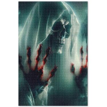 Imagem de Unicórnios roxos, cenário fantástico, 1000 peças, quebra-cabeças, adultos, brinquedo de arte, quebra-cabeças exclusivos para adultos, família, presentes de elefante branco, 75 x 40 cm