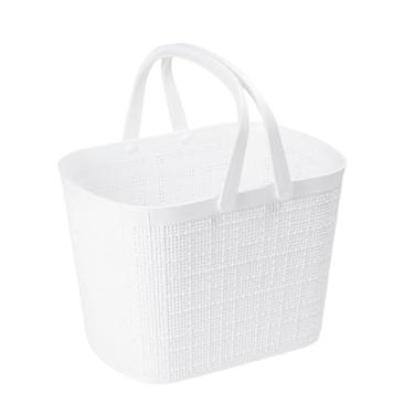 Imagem de Cesto Juta Com Alça Branco