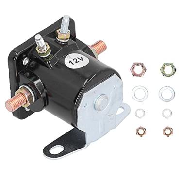 Imagem de LiebeWH Interruptor de relé de Partida DC Contator Solenóide SW?3, Motor Magnético 12V DC Base Plana Com Arruela de Porca, Cabe na Maioria das Válvulas Solenóides 1956?up, para 35 1976–2001,