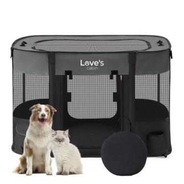Imagem de Pet Playpen Love's cabin Puppy Dog Tent Cage interna/externa