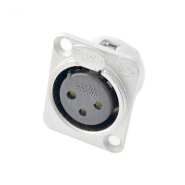 Imagem de Plug Xlr Santo Angelo Painel Fêmea Níquel