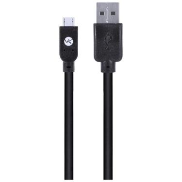Imagem de Cabo Usb × Micro Usb B 5 Pinos 1.8m Preto